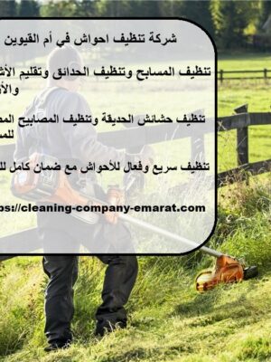 شركة تنظيف احواش في أم القيوين