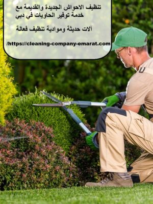 شركة تنظيف احواش في دبي