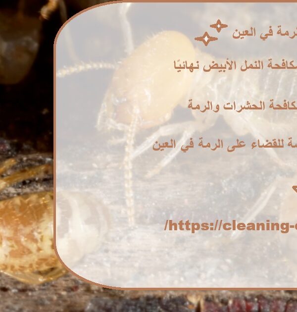 مكافحة الرمة في العين
