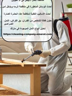مكافحة النمل الأبيض في أم القيوين