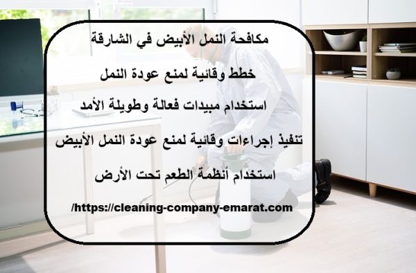 مكافحة النمل الأبيض في الشارقة