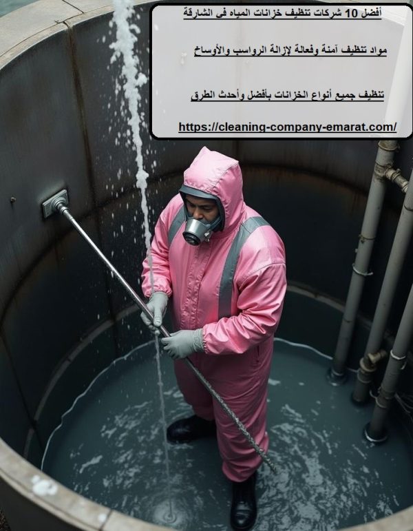 أفضل 10 شركات تنظيف خزانات المياه في الشارقة