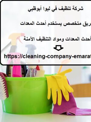 شركة تنظيف في ليوا أبوظبي