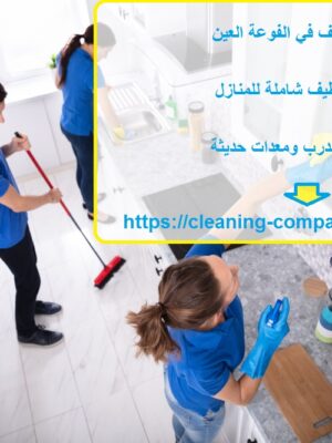 شركة تنظيف في الفوعة العين